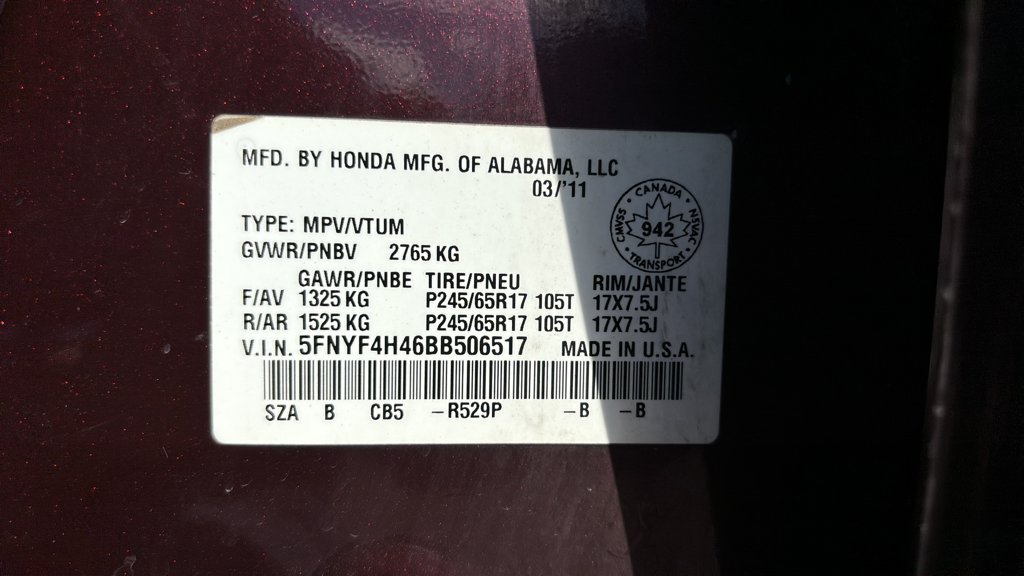 Used 2011 Honda Pilot EX 4WD 4dr EX for sale online - Toronto Credit Auto