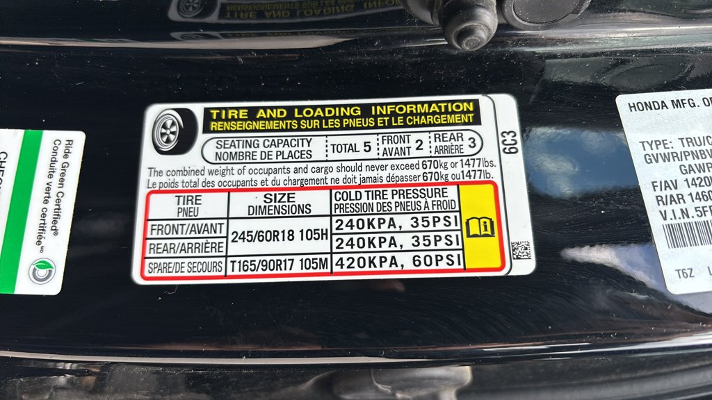 Used 2020 Honda Ridgeline Touring Touring AWD for sale online - Toronto Credit Auto